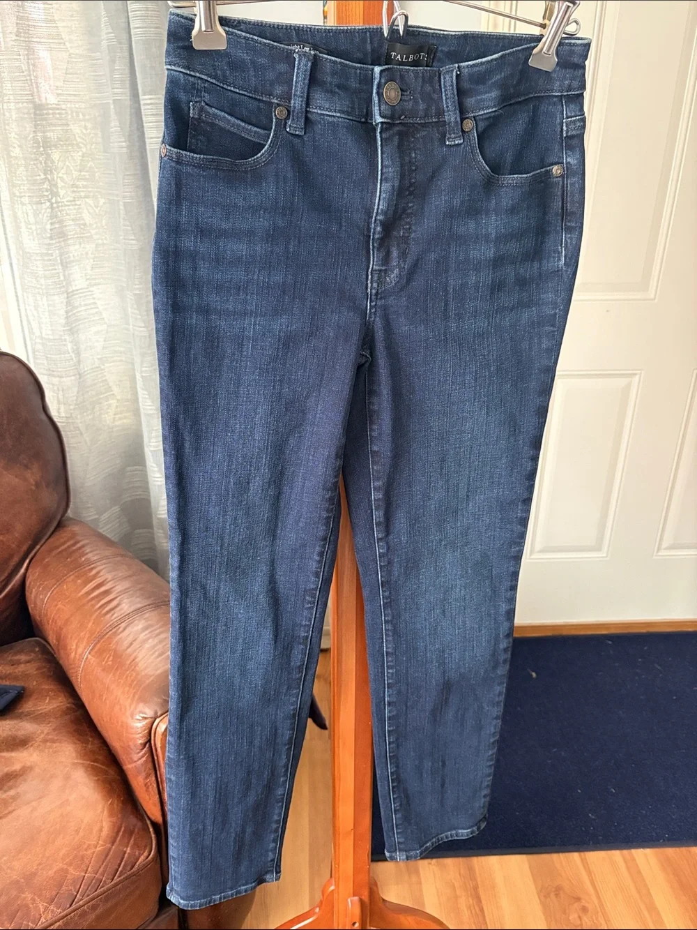 Talbots Women's Dark Indigo Straight Leg Jeans